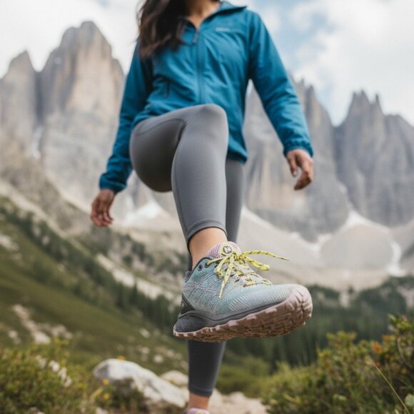 Merrell Moab Flight Trail Running /Hiking Green/Grey SZ 7 - Picture 1 of 11